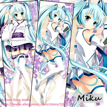 

Hot Japanese Anime VOCALOID Hatsune Miku cute Pillowcase Pillow Case Cover decorative Hugging Body