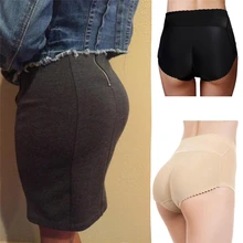Корректирующее белье для тела, сексуальные трусы-шорты, женское нижнее белье с имитацией ягодиц, трусики с пуш-ап подкладкой, Корректирующее белье для ягодиц, увеличивающее бедра