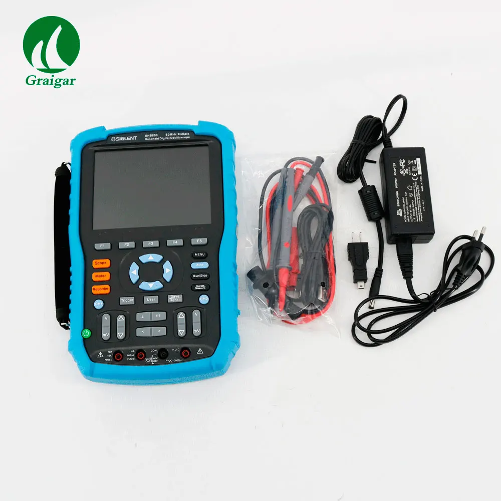 Ручной цифровой осциллограф SIGLENT SHS806 2 Мбит/с глубина памяти 7 м внутреннее