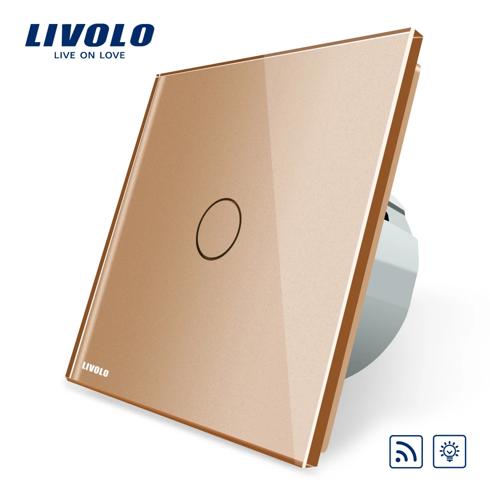 Livolo Стандартный Переключатель ЕС переменный ток 220 ~ 250 V пульт дистанционного