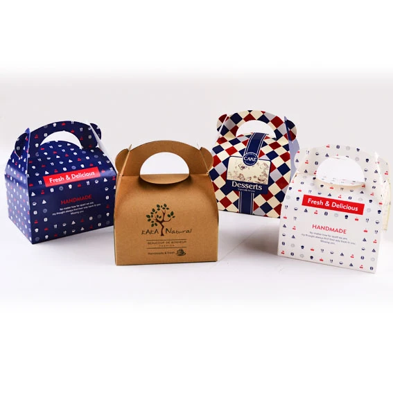 

Free shipping 100pcs The new navy blue nougats packing box,donuts,cookies box,cake box with the party.Three colors are optional