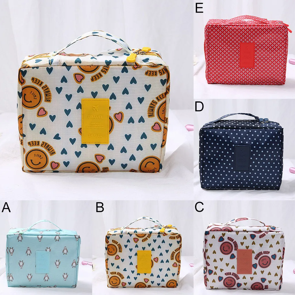 

Multi-Functional Toiletry Bag for Women Cosmetic Bag Wash Bag MakeUp Organizer Storage Travel Kit Multi Pocket Girls Makeup Bag