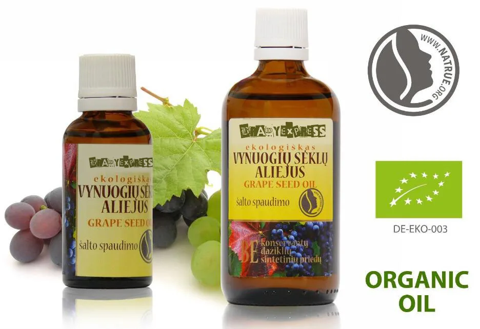 Buy Free Shipping Organic Grape Seed Oil cold