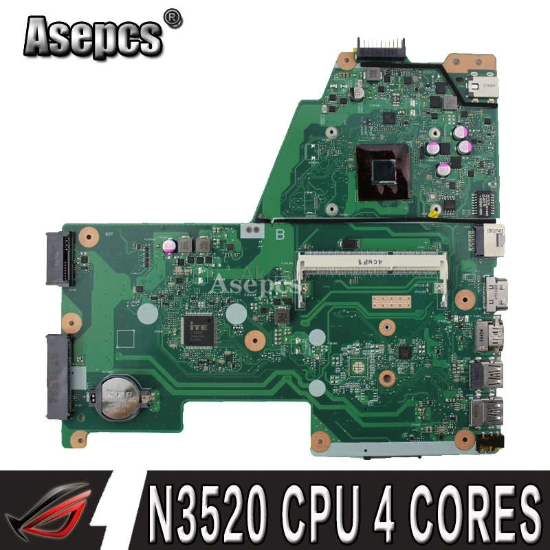 

X451MA laptop motherboard REV 2.1 For ASUS F451M X451M X451MA Mainboard DDR3 100% test N3520 CPU 4 cores