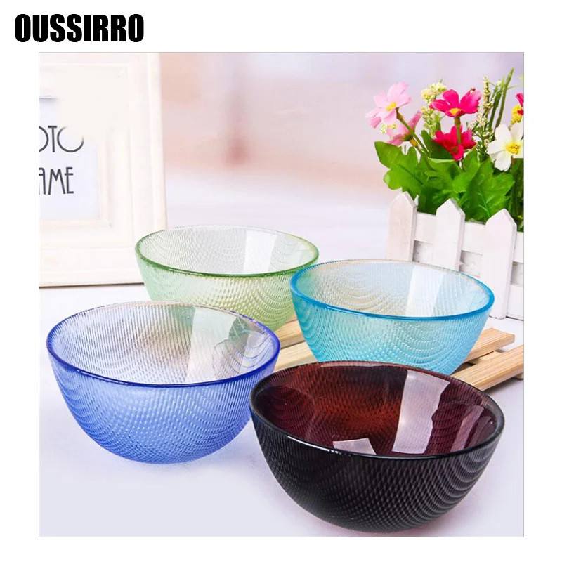 

OUSSIRRO Glass Bowl Instant Noodles/Steamed Rice Soup Bowl Of Korean Style Melamine Tableware Melamine Noodles Bowl