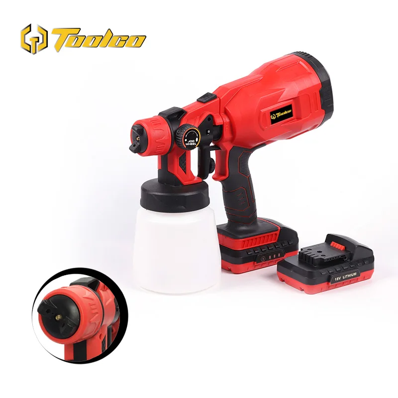 

Toolgo 500W Spray Gun Airbrush Handheld High Power HVLP Spray Gun Flow Control Electric Spray Paint Airbrush