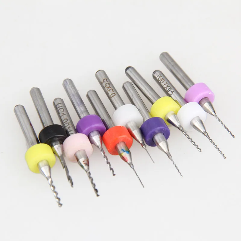 Professional PCB Drilling Accessories 10Pcs Carbide HSS Circuit Board