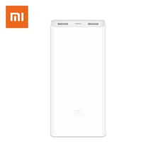 New Arrival Xiaomi Mi 20000 mAh Power Bank 2C Dual USB Ports Two-way Fast Charge QC3.0 Powerbank for iPhone Samsung iOS Android