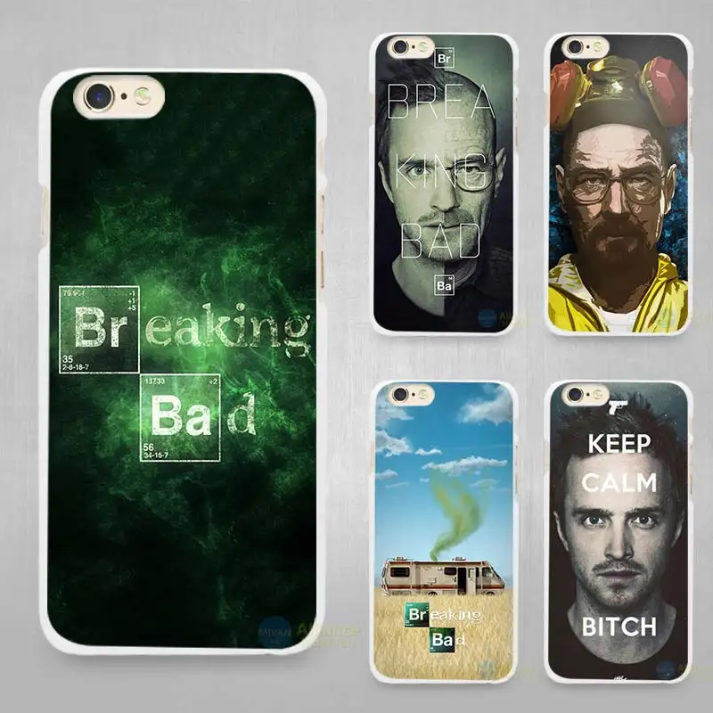 

Breaking Bad Chemistry Walter Hard Plastic White Cell Phone Case Cover for Apple iPhone 4 4s 5 5C SE 5s 6 6s 7 8 Plus X Fundas