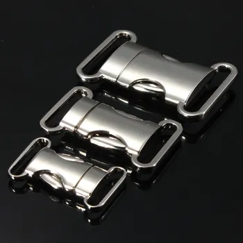 

20mm/25mm/30mm Side Quick Release 3/4" Zinc Alloy Contoured Curved Buckle Paracord Survival Bracelet Accessories outdoor tools