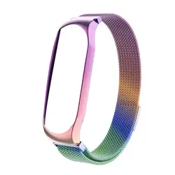 Лучшие продажи идеальная нержавеющая сталь mi lanese band подходит для Xiaomi mi Band 3 Watch reloj nato ремешок hero band 3 ремешок Горячая # F