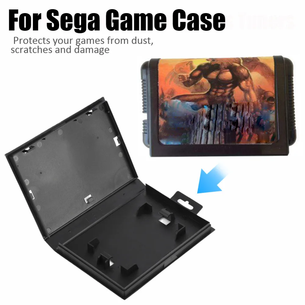 

5PCS For Sega Genesis Game Cartridge Empty Shell Box Case Replacement Accessories