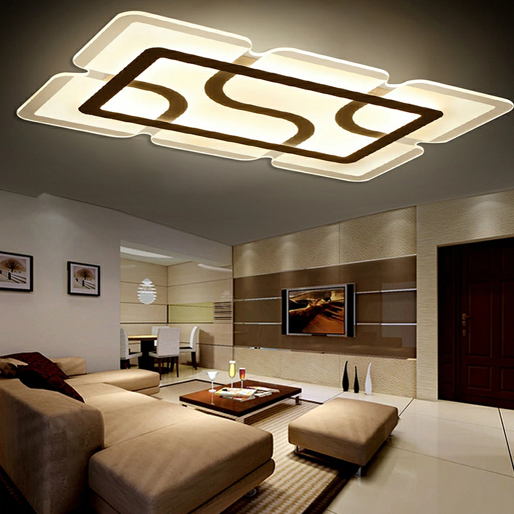 

Modern Led Ceiling Lights remote control For Living Room Light Fixture lamparas de techo abajur