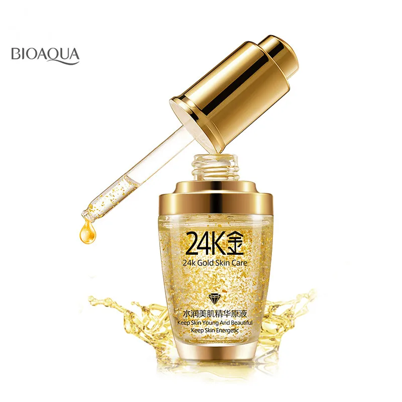BIOAQUA 24K Gold Skin care Essence Whitening Moisturizing Anti Wrinkle