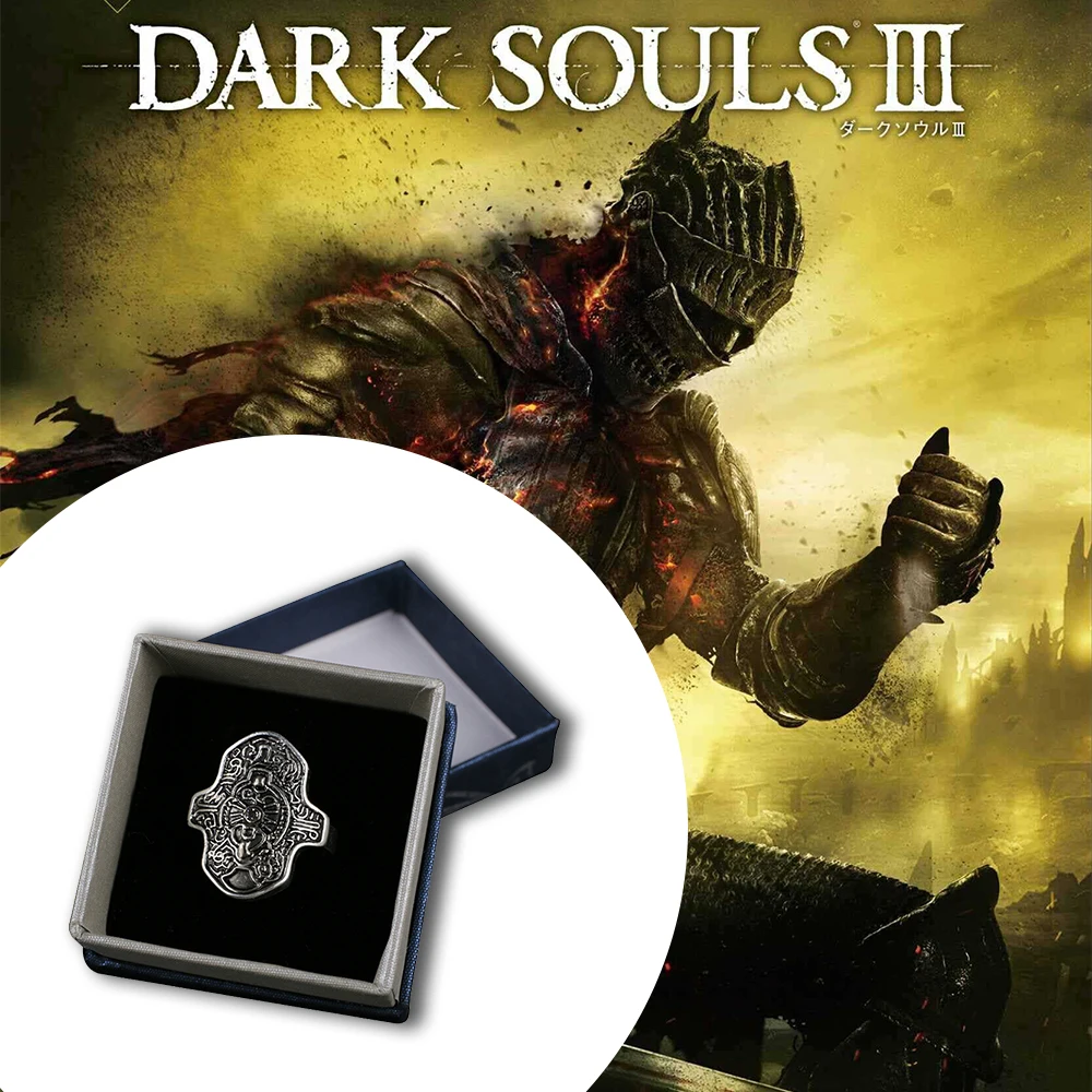Dark Souls 3 кольцо из стали высокое качество косплей кольца для мужчин и женщин