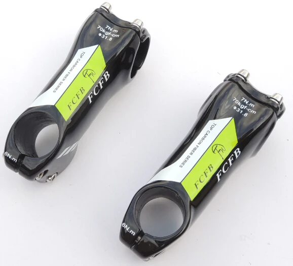 

High grade carbon stem 6 degree/17 degree MTB bicycle carbon stems 31.8mm road mountain cycling stem 70 80 90 100 110 120MM