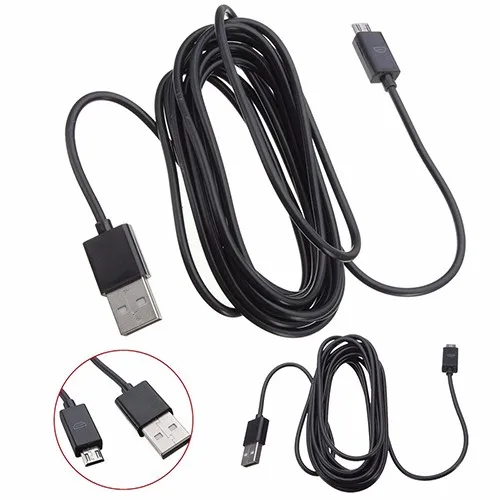 Длинный зарядный кабель Micro USB 3 метра для контроллера PS4 Xbox One