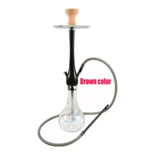 Дизайн, деревянный стебель, стеклянный кальян sheesha, водопровод Chicha, аксессуары, коричневый деревянный кальян и стекло