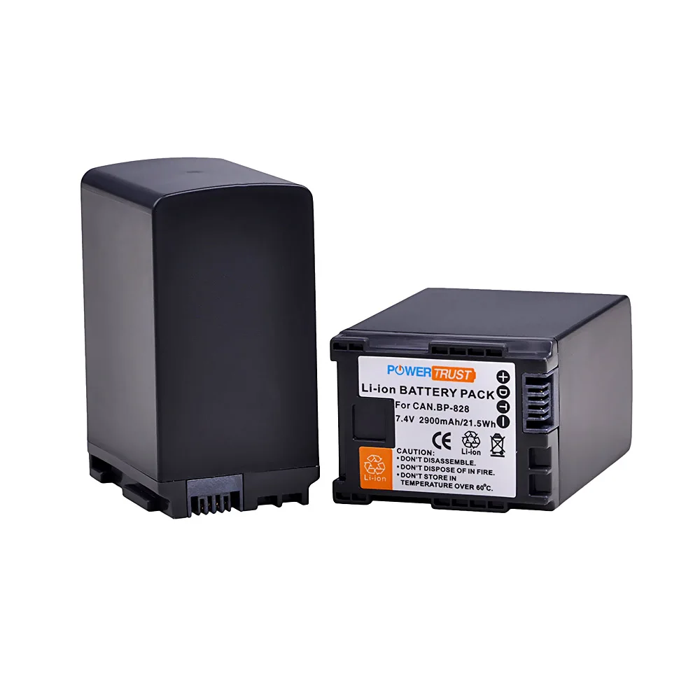 2 шт. 7 4 В 2900 мАч BP 828 BP828 батарея для камеры Canon HFS30 HF20 HG20 G30 G40 XA20 XA25 HFM300 HFM30 HFG30 HFG10