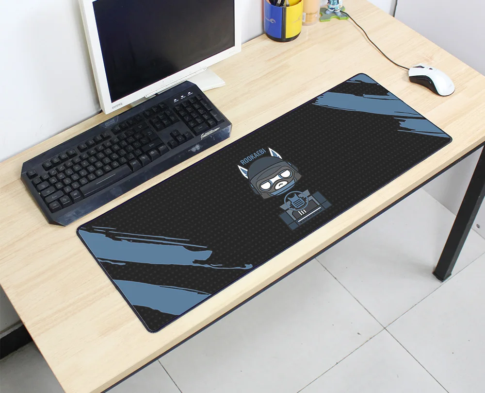 Супер большие коврики для мыши Rainbow Six осада 80cmX30cm Q милые игровые
