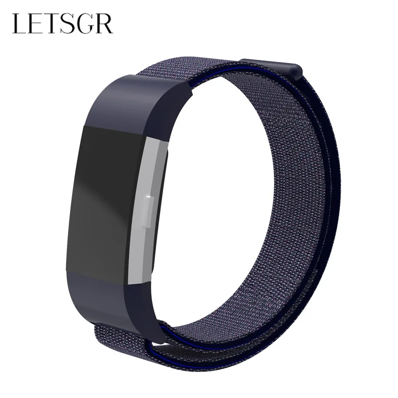 

LETSGR for Fitbit Charge 2 Smartwatch Loop Band Nylon Wrist Replacement Strap for Fitbit Charge2 Sports Bracelet Watchband Band