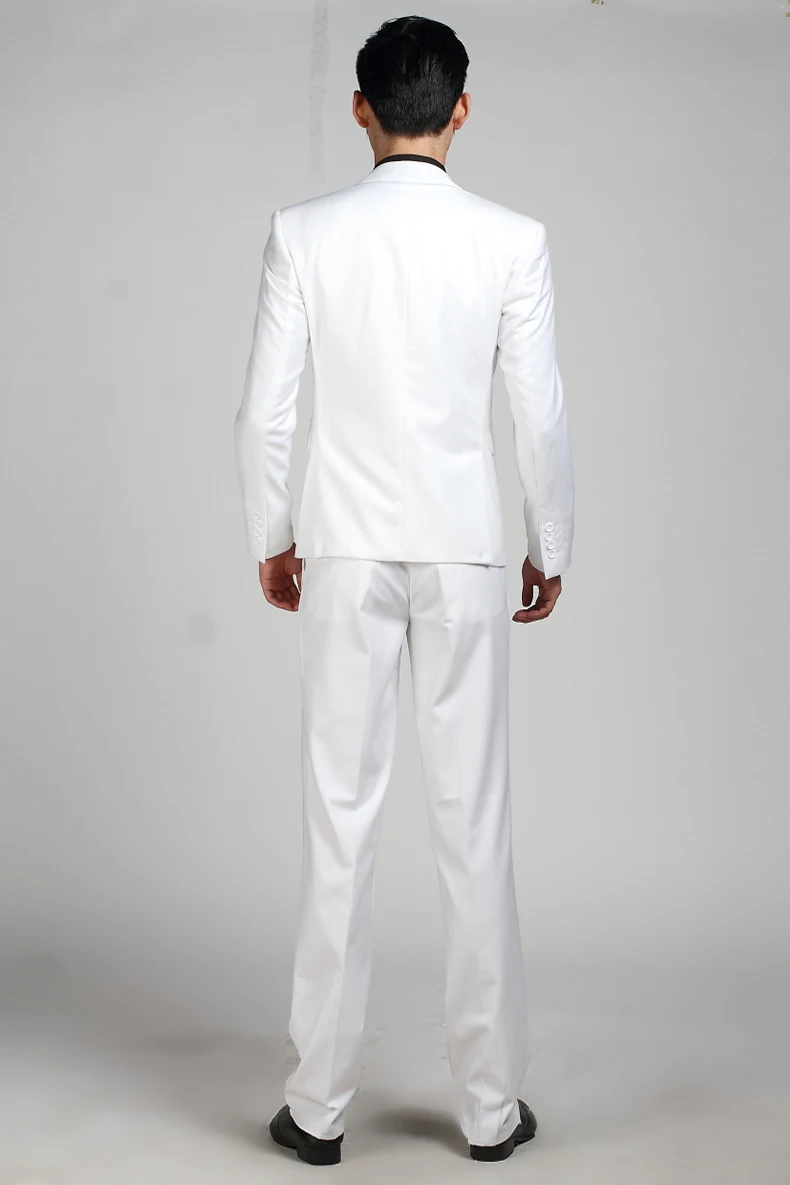 (Куртка + брюки для девочек) для мужчин смокинг цвета слоновой кости бизнес костюмы Тонкий брендовая одежда свадебные костюмы дл