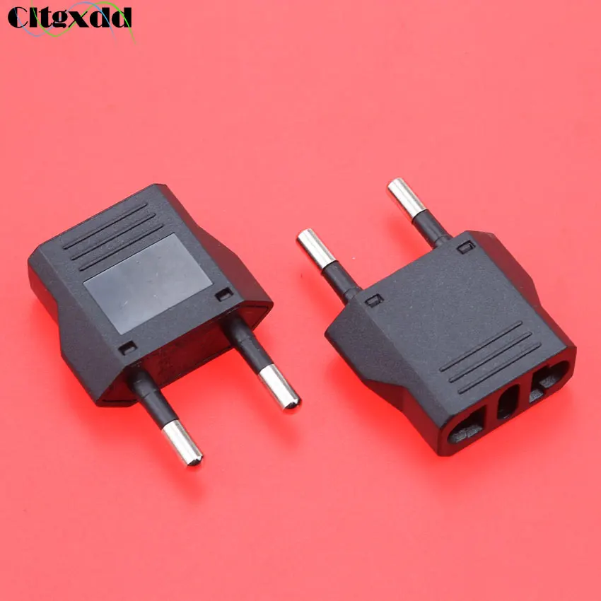 

Cltgxdd 1Pcs EU KR Plug Adapter Japan China US To European Travel Power Adapter Electrical Plug Converter Charger Socket