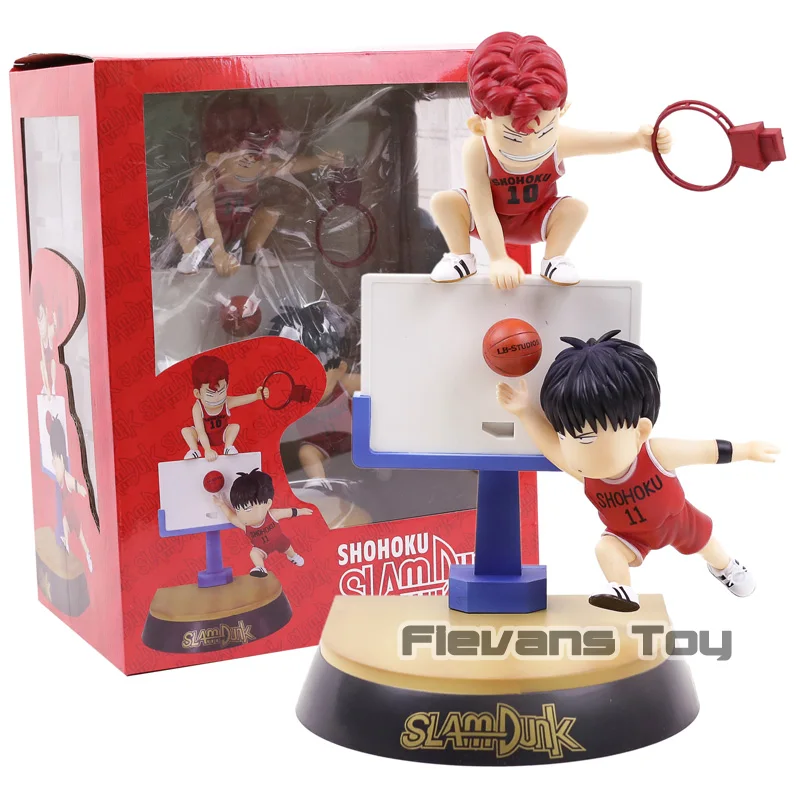 

SLAM DUNK Rukawa Kaede & Hanamichi Sakuragi Q Version PVC Figure Collectible Model Toy