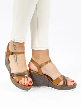 

TOO LIKE wedge sandals fabric