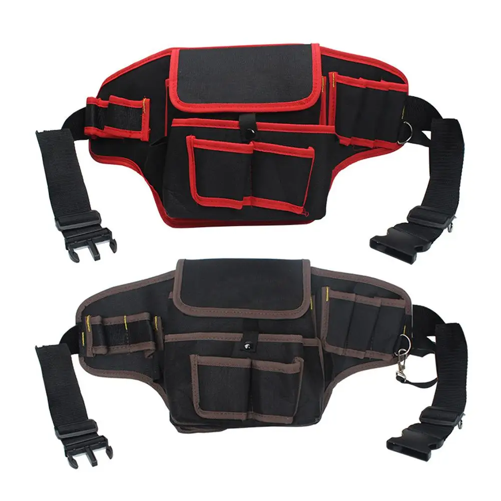 

1pc Tool Pouch Belt Bag Oxford Fabric Electrician Tools Bag Pocket Holster Storage Holder Waist Pocket Pouch Belt