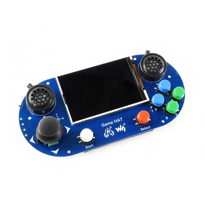 Game Console/Game Hat for Raspberry Pi A+/B+/2B/3B/3B+,3.5inch IPS screen,480*320 pixel .60 frame ,Onboard speaker,earphone jack