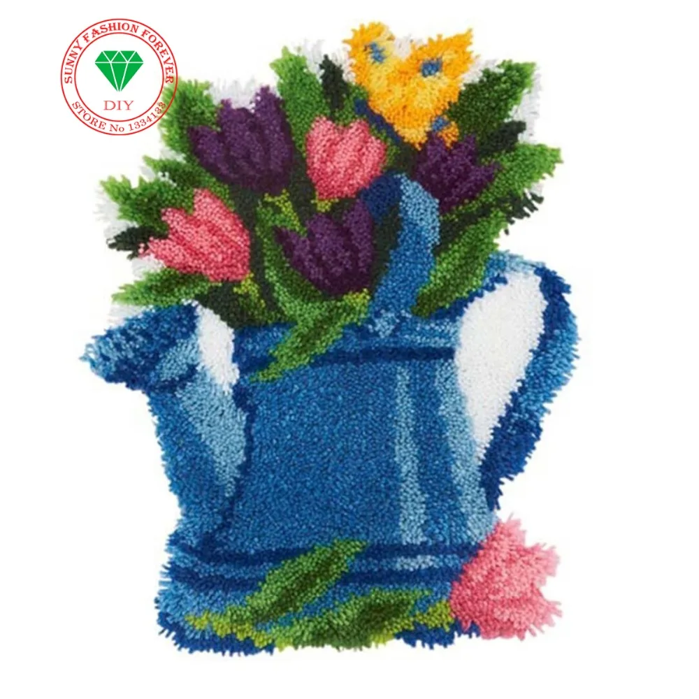 Flower Latch Hook Rug Kits rugs and carpets Yarn for knitting crochet hooks Carpet embroidery Stitch threads stair carpet mats Flower Latch Hook Rug Kits rugs and carpets Yarn for knitting crochet hooks Carpet embroidery Stitch threads stair carpet mats