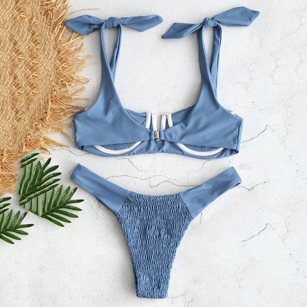 underwire scoop bikini