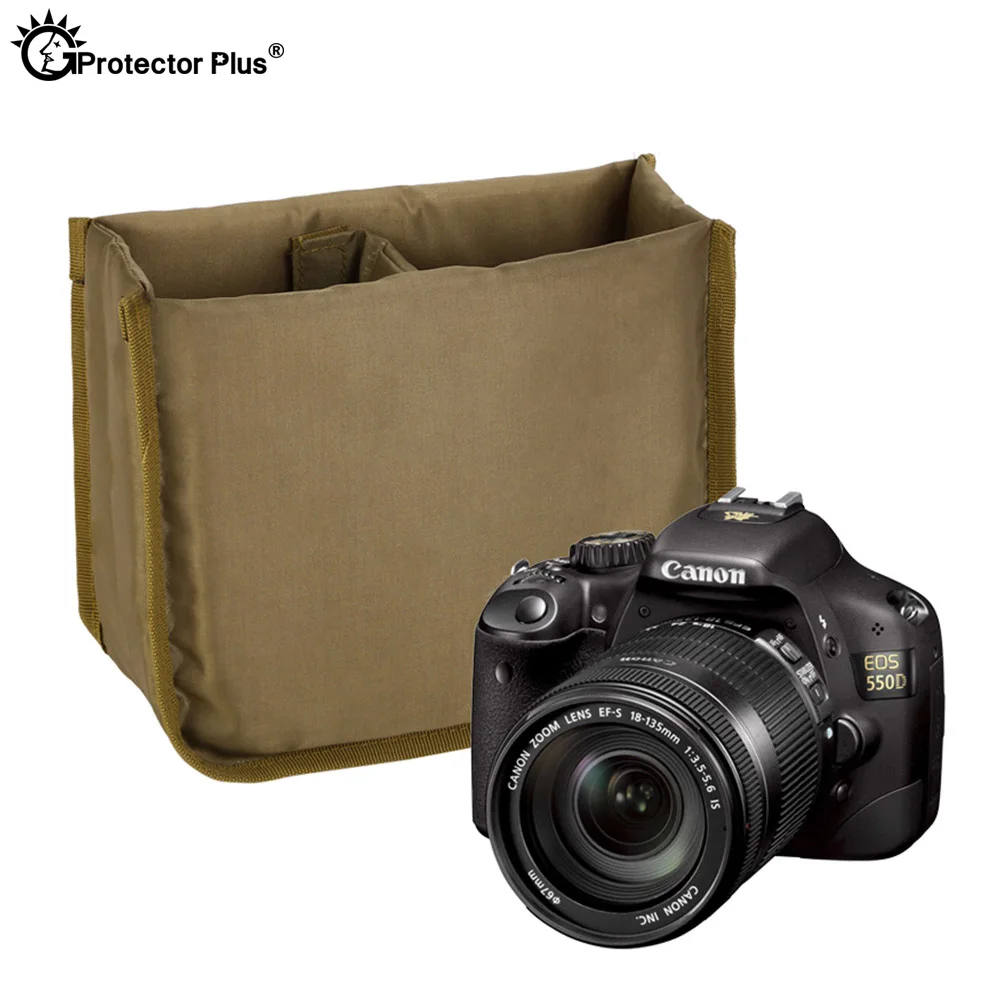 

PROTECTOR PLUS Outdoor Military Tactical Camera Protection Bag Oxford cloth Foldable Partition Travel Hiking Accessary Pouch