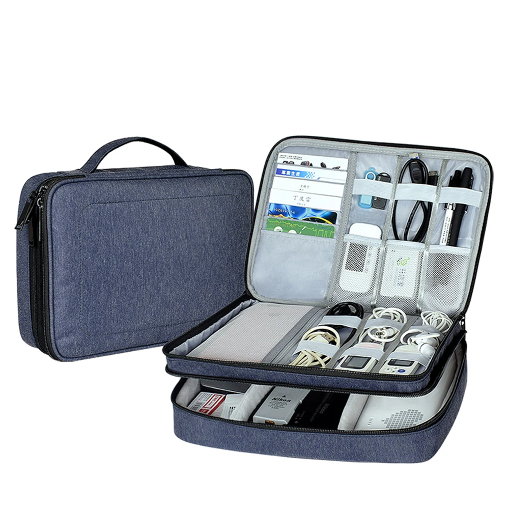 

Multifunction Digital Storage Bag USB Data Cable Earphone Wire pen Power bank HDD Organizer Portable Travel Kit MP3 Case Pouch