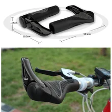 1 Set Cycling MTB Mountain/Road Bike Bicycle Lock-On Carbon Handlebar Cover Handle Grip Bar End Bicycle Parts 19ing cycling mtb mountain road bike bicycle carbon handlebar cover handle grip bicycle parts anti slip rubber aluminum alloy