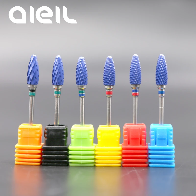 Nail Drill Bits Ceramic Milling Nail Drill Bit Mill Ceramic Milling Cutters For Manicure Machine Electric Manicure Drill Machine (1)