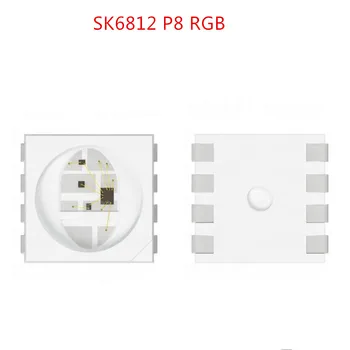 

1000Pcs Addressable SK6812 P8/ SK6812 P8 RGBW 5050 Full color LED Chips For full color strip Module screen Similar with WS2812B