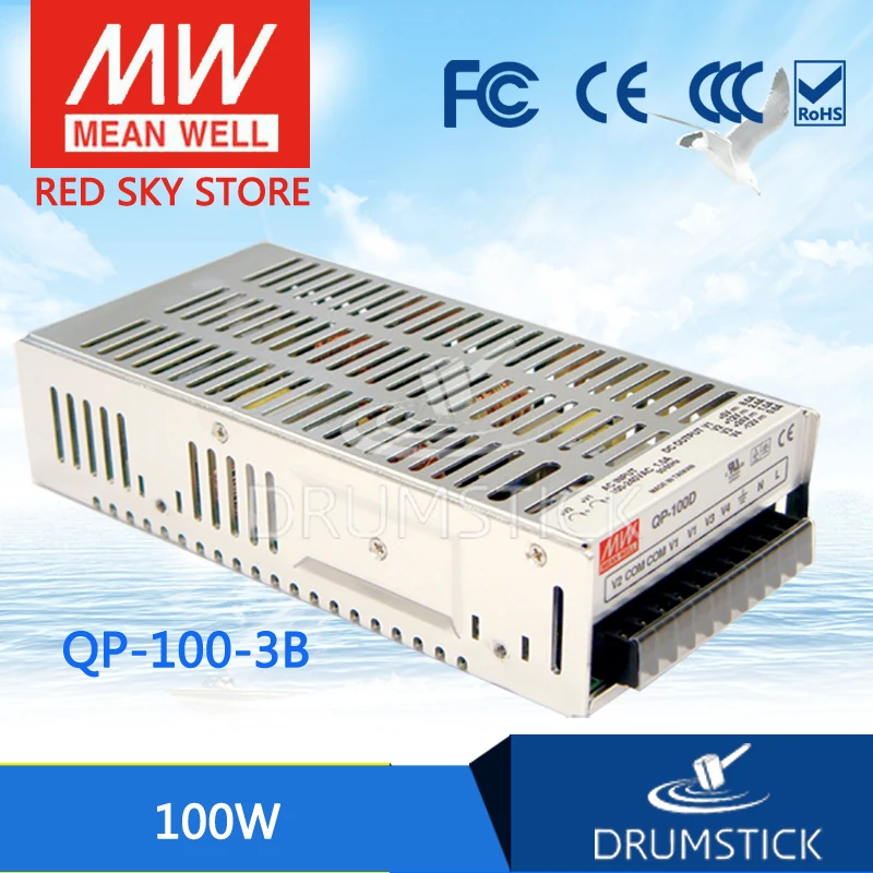 

MEAN WELL QP-100-3B meanwell QP-100-3 100W Quad Output with PFC Function Power Supply