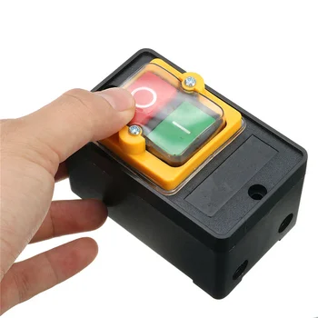 

10A 220/380V KAO-5 Waterproof Push Button Self-locking Switch for Car Cleaning Machine Good Quality