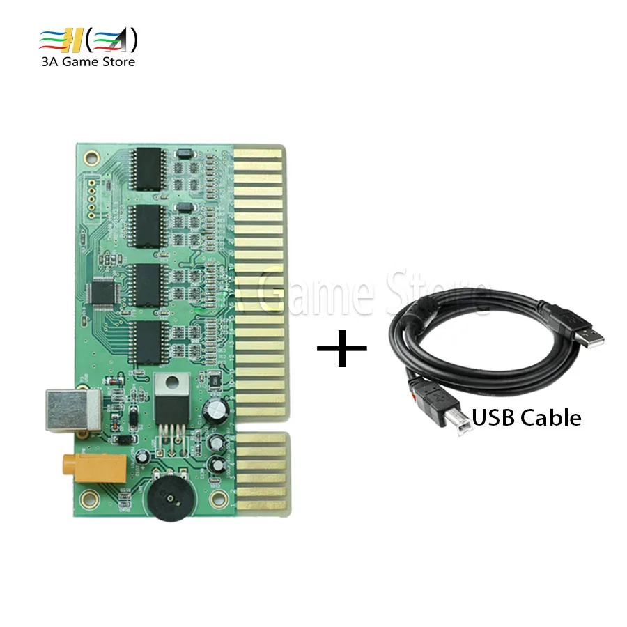 PC USB к JAMMA акад конвертер печатной платы для 2 игроков Аркада