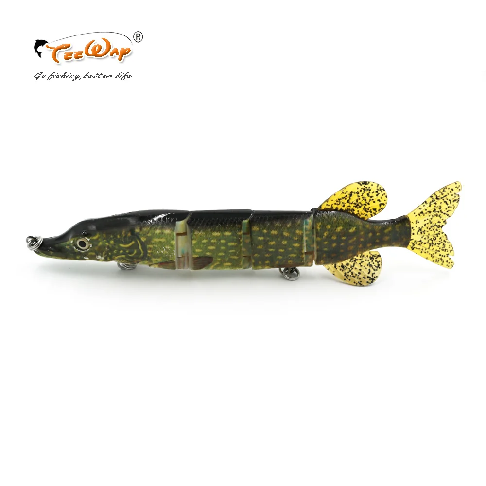 Teeway 1 шт. 26 см 108 г рыболовные приманки 4 сегмента Swimbait Crankbait жесткая приманка для