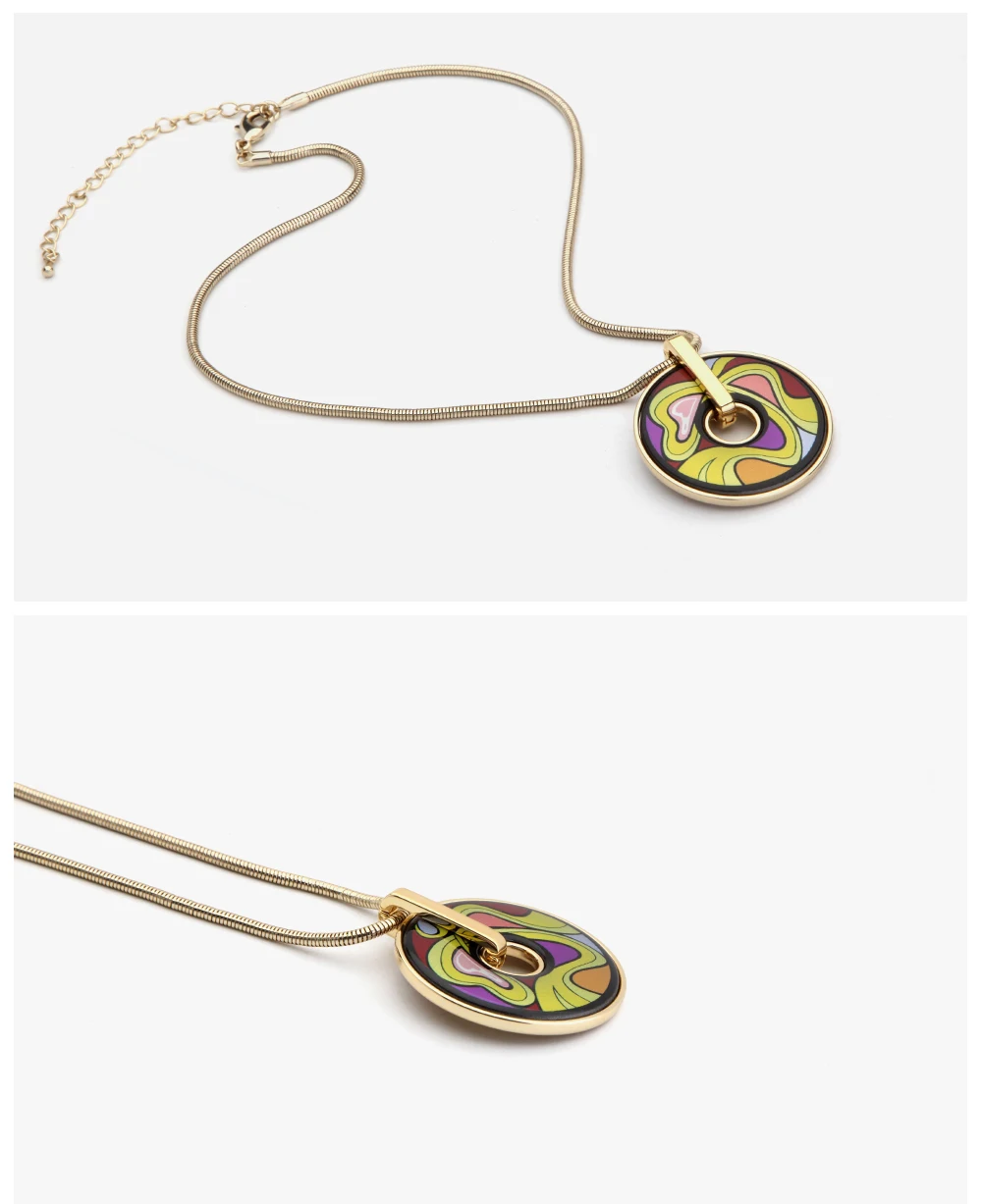 VAROLE новое классическое окрашенное Ювелирное колье ожерелье в богемном стиле для женщин Ожерелье Bijoux Femme цепочка с подвеской в виде змеи