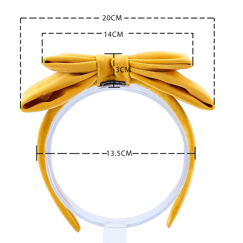 AWAYTR бархатная повязка для волос для женщин девочек аксессуары для волос ободок обруч для волос с большим бантом обруч для волос Зимние головные уборы вечерние подарки на Рождество