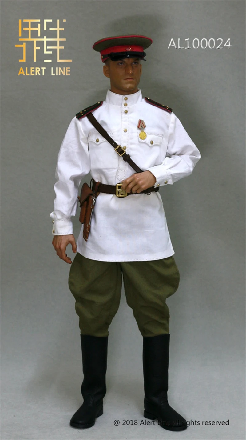 1/6 WW2 1942 Red Army Infantry Lieutenant Officer Set AL100023 Alert Line for 12"Male Figure Body