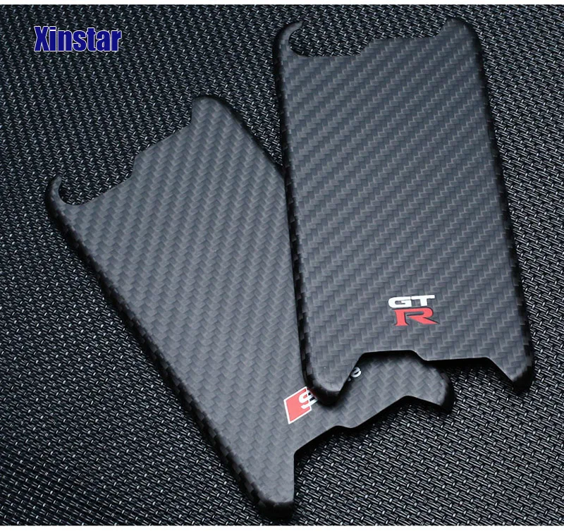 Настоящее углеродное волокно GTR эмблема чехол для телефона наклейка для Nissan Tiida Sunny QASHQAI для iphone6 6s 7 plus