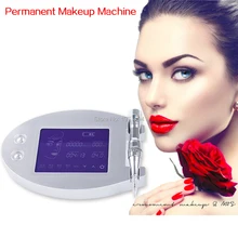 Самый дешевый Электрический цифровой татуировочный пистолет постоянный макияж машина комплект для профессионального цифрового тела ручка татуировки машины наборы