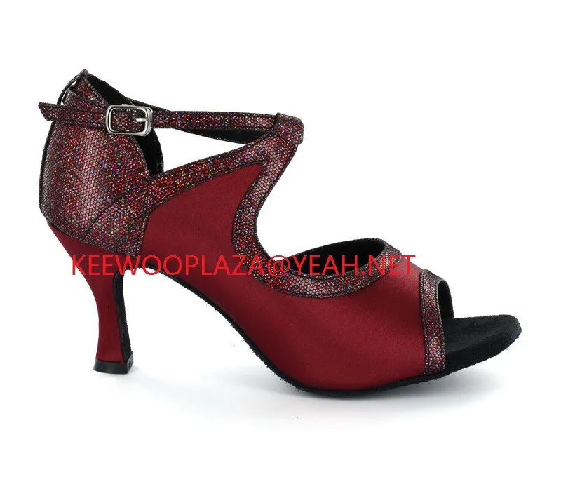 Новинка; Лидер продаж; женская обувь наивысшего качества; женская обувь для латинских танцев; элегантная обувь для танцев kizomba винно-красного цвета