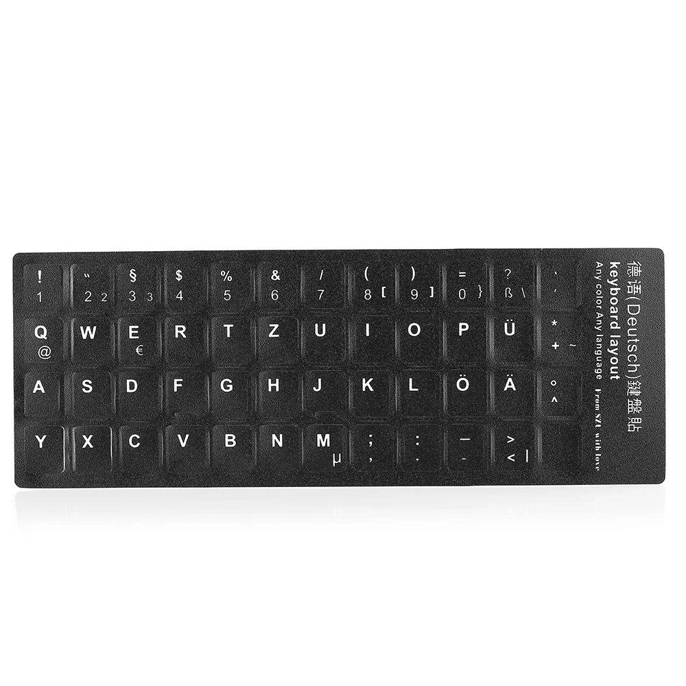 

Universal Keyboard Sticker Cover Japanese/Italian/Russian/German /French/Portuguese/Arabic/Spanish/Swedish/Turkish/KOREAN/Thai
