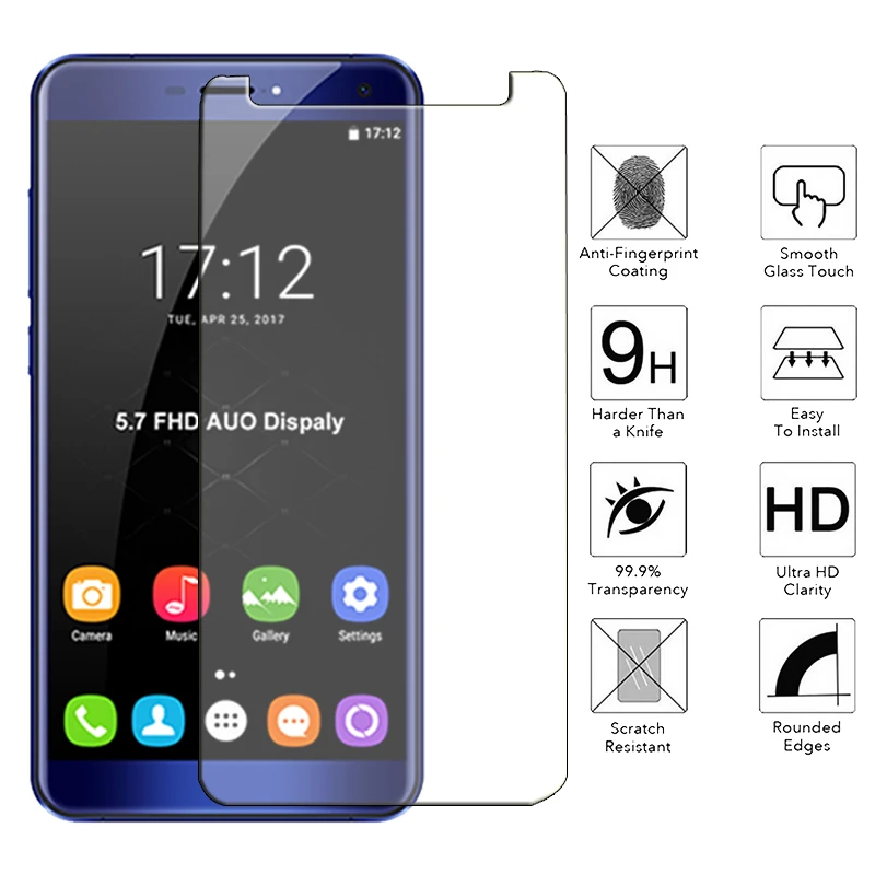 2.5D 0.25MM 9h Tempered Glass Coque Cover Case For Oukitel U11 Plus Screen Protector Protective |